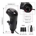 Miniatyrbild 5 av 5: USB High Low Gear Simulator Växelspaksknopp för G29 G27 G25 TH8A ATS ETS2 HB043 Växelspaksknopp