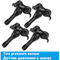 Miniatyrbillede 2 af 5: 4 stk. TPMS dæktryksensor 407004CB0B serie til J10 J11 NV200 Leaf Juke Note til Granta