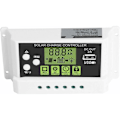 Miniatyrbillede 4 af 5: Solpanel-laderegulering, Smart Solpanel-laderegulering LCD-skærm USB-udgang 12V 24V 10/20/30A Solpanel Batteriregulering (KYZ-20A)
