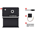 Miniatyrbillede 4 af 5: Waveshare Metal Box (A) Designet til Raspberry Pi 4 IO Board Compute Module, Leveres med Køleblæser