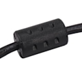 Miniatyrbilde 5 av 5: Lang USB-forlengelseskabel 2.0 hann til hann for datamaskin, 3 meter svart