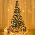 Miniatyrbillede 5 af 5: Julelys, Snefnug Lysstreng, 6M 40 stk Batteridrevet LED Feelygter, til Indendørs Soveværelse Bryllup Fest Have