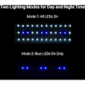 Miniatyrbilde 3 av 5: ClassicLED Akvarielys, LED-lys for ferskvannsakvarium, Akvariumplantelys, 2 moduser LED-lampe for akvarium, 40 cm, 6W, 7000K