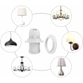Miniatyrbillede 3 af 5: 8 stk. E27 Lampeklokke Reducer Ring Lampeklokke Ring Adapter Konverter Plade