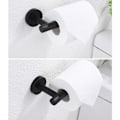 Pikkukuva 3 / 5: Paperipyyheteline seinälle kiinnitettävä WC-paperiteline ruostumattomasta teräksestä seinälle kiinnitettävä WC-paperiteline
