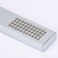 Miniatyrbillede 5 af 5: Rektangulært et-stykke brusehoved kobberbelagt lige ansigt håndbruser-219×35×15mm