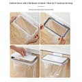 Miniatyrbilde 3 av 5: Hengende søppelposeholder, søppelstativ, søppelposeholder-arrangør, søppelbøtte for skap, med lokk søppelposeholder