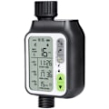 Miniatyrbillede 1 af 5: Slangetimer Regnføler, Vandingstimer med 3 Separate Programmer, Automatisk Havevandingssystem, Stor LCD-Skærm