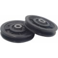 Pikkukuva 1 / 5: 90mm laakeri nylon hihnapyörä, voimaharjoittelu hihnapyörä, yleiskäyttöinen pyörä kaapelikone kuntosalilaitteisiin, autotallin ovi, liukuoven hihnapyörä