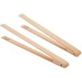 Miniatyrbilde 3 av 5: Pakker med 12 tommers tre-toasttanger, kjøkken-tanger for servering av mat, snuing av kjøtt, toasting, etc.