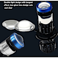 Miniatyrbilde 2 av 5: H7 Mini P5 Linse Led Linse Stråle 6000k Hvitt Lys Dc9-36v Frontlykt 35w Billampe