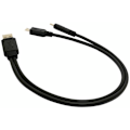 Miniatyrbilde 2 av 4: USB 2.0 1 Drag 2 Multi Ladningskabel -USB Type C