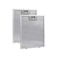 2 st köksfläktsfilter köksfläktsfettfilter ventilationsfläkt aluminium dammsugarfilter