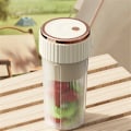 Miniatyrbillede 1 af 4: 450ML Bærbar Blender Elektrisk Saftpresser Frugtmixer USB Genopladelig Smoothie Mini Personlig 6 Knive
