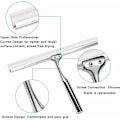 Miniatyrbilde 4 av 5: Dusj-squeegee, Badsqueegee med veggkrok, Dusjglass-squeegee Egnet for rengjøring av vinduer, baderomfliser, marmor (25x17cm)