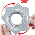 Miniatyrbilde 5 av 5: Kvadratisk svingbar plate, 1 stk. Kvadratisk dreieskive svingbar plate 360 ​​graders rotasjon dreieskive kulelager 94mm for kontorer, datamaskiner