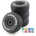 Miniatyrbild 2 av 5: 4 st 112 mm 1/10 Short Course Truck Däck Däck Hjul med 12 mm Hex för Slash Arrma SENTON VKAR 10SC RC Bil