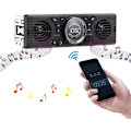 Pikkukuva 2 / 5: Universaali Auton Stereo 1 Din Kojelautaan Sisäänrakennettu Audiosoitin 2 Stereokaiutinta FM Bluetooth-tuki USB/TF-korttiportilla
