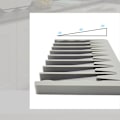 Miniatyrbillede 4 af 5: Stor silikone tørremåtte 32,5 x 20 cm afløbsmåtte beskyttelse varmebestandig bordmåtte vask opvaskemaskine skridsikker D