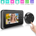 Miniatyrbillede 2 af 5: 2,4 tommer Videodørklokke med Nattesyn LCD Digitalkamera og 90° Vidvinkelobjektiv til Hjemmet