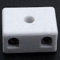 Miniatyrbillede 5 af 5: 5 stk. Keramiske og porcelænsterminalblokke, 5A 2W4H 2-vejs 4-huls stik