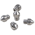 Miniatyrbilde 1 av 5: 5 stk M6 gjenge høy temperatur titanlegering TC4 helt metall hot end passer for CR10 MK8 ekstruder 3D-skriver