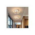Miniatyrbillede 2 af 5: LED Loftlampe, LED Loftlampe, Loftbelysning, Varmt Hvidt 3000K, Moderne Chic Akryl Loftbelysning Stue Stue (Varmt Hvidt, Wh