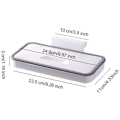 Miniatyrbilde 2 av 5: Hengende søppelposeholder, søppelstativ, søppelposeholder-arrangør, søppelbøtte for skap, med lokk søppelposeholder