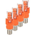 Miniatyrbild 5 av 5: Koaxial till Ethernet-adapter, 4-pack RF-koaxial F till RJ45-hane-omvandlare för linjetestare