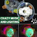 Miniatyrbild 2 av 5: 1 st LED-blixtmusikdansande studsboll, elektrisk hoppande vibrerande boll lämplig för hundar katter