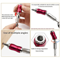 Miniatyrbillede 5 af 5: 3 stk. magnetisk drejelig boremaskinebit-holder, drejelig magnetisk bitholder, fleksibel C-afstand skruetrækkerbitholder
