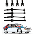 Miniatyrbild 2 av 5: 8 st metallstål växellåda packning kopp drivaxel CVD set för LC RACING PTG-2 PTG2 1/10 RC bil uppgradering delar