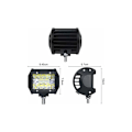Miniatyrbilde 2 av 5: 60W LED arbeidslys, 2 stk 4 tommer 6000K 5000 LM 9V-30V Vanntett IP65 Nilight LED-frontlys Lang rekkevidde LED arbeidslys, Flom tåkelys for lastebil ATV/S