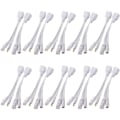 Pikkukuva 1 / 5: 10 Paria Poe IP-kameran RJ45 Ethernet-kaapeli-injektorin sovitin DC 12V -