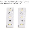 Miniatyrbilde 5 av 5: 2 stk. Erstatnings-LED-lyslist for kjøleskap, reparasjonsdel for SW BX02B DC 12V