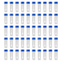 Miniatyrbillede 1 af 5: 200 stk. 5ml Plastik Graduerede Flasker Opbevaringsbeholder Reagensglas med Skruelåg