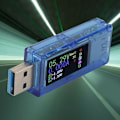 Miniatyrbilde 4 av 5: USB-tester, AT34 USB 3.0 fargeskjerm LCD voltmeter ammeter strømmåler multimeter USB-ladertester