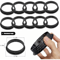 Miniatyrbilde 2 av 5: 10 stk runde tertekakeformer Mousse perforert kutter Rund form Mousse sirkelring Tertering-