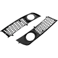 Miniatyrbilde 4 av 5: 2 stk Bil Frontfanger Tåkelysgitter Lav Side Tåkelysgitter for Audi A4 B6 2002-2005