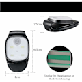 Miniatyrbilde 2 av 5: Mascot 2-pak Løpe Lys Klips + Refleksbånd, 4 Moduser LED Nattløpe Lys Utendørs, USB Oppladbar LED Hodelykt Sikkerhetslys for N
