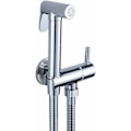 Pikkukuva 3 / 5: WC-suihkusuuttimeen sekoitinsetti, termostaattinen käsisuihku kromatulla pinnoitteella, palovammoilta suojaava WC, bidet-suihkusuuttimeen jakaja