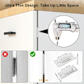 Miniatyrbild 4 av 5: Ultratunna Skåpsdörrsmagnet Jiayi 2-pack Självhäftande Magnetisk Dörr Liten Magnet för Låda Magnetisk Stängning för Magnetisk Skåpsdörr för Skåp K