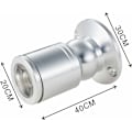 Pikkukuva 3 / 5: Mini Uppotetut Spotit Näyteikkunaan - LED, Miniatyyri Spotit, Katon Pinta, 1W