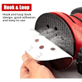 Miniatyrbillede 4 af 5: 125mm 60 80 100 120 240 Slibeskiver Runde Form Ark Polering 8 Huller Runde Form (100stk)