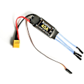 Pikkukuva 5 / 5: 40A harjaton ESC XT60-liitin Kestävä RC-komponentit Tarvikkeet Nopeudensäädin Moottori FPV Quadcopter Helikopteri