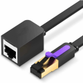 Pikkukuva 1 / 5: 3m Cat7 RJ45 Ethernet-kaapeliextender, nopea Ethernet-jatkokaapeli - 10 Gbps, RJ45-uros-naaras-verkkokaapeli, Cat7 Lan-suojattu RJ45-johto
