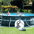 Miniatyrbild 4 av 5: 2 stycken pool slanghållare i plast, pool slanghållare, pool vatten slanghållare för pool slangar inom 38 mm, grå