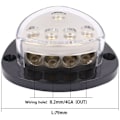 Miniatyrbilde 4 av 5: 4-veis strømfordelingsblokk Modifikasjon/Jord Bilstereo Pure One Point Four/En uttak Fire Junction Box Jord