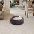 Miniatyrbilde 5 av 5: Donut Dog Cat Bed, Myk Plush Dyreputer, Anti-Skli Maskinvaskbar Selvvarmende Dyrebed - Forbedret Søvn for Katter Små og Mellomstore Hunder (Flere Størrelser