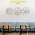 Miniatyrbild 2 av 5: 3 st / set av helig geometri konst trä konst set, helig geometri konst, skulptur, väggdekorationer för heminredning